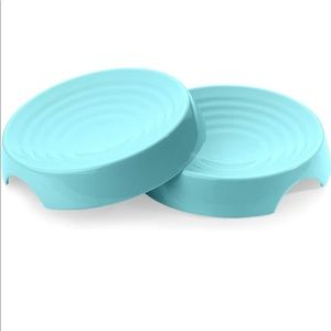 NEW IN BOX CAT GURU Feeding Dishes Set of 2